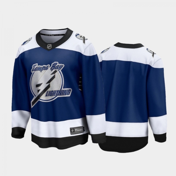 Tampa Bay Lightning Special Edition Blue 2020-21 Breakaway Blank Jersey