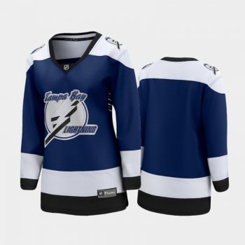 Women 2021 Tampa Bay Lightning Special Edition Blue Jersey