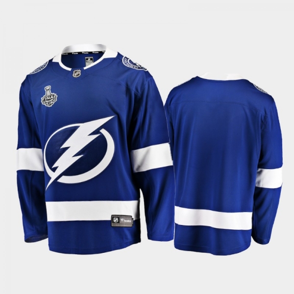 Men Tampa Bay Lightning # 2021 Stanley Cup Final Blue Home Jersey