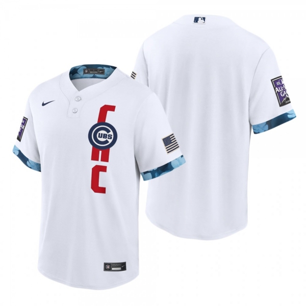 Chicago Cubs White 2021 MLB All-Star Game Replica Jersey