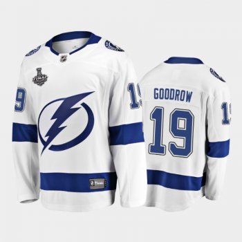 Tampa Bay Lightning #19 Barclay Goodrow 2021 Stanley Cup Final White Away Jersey