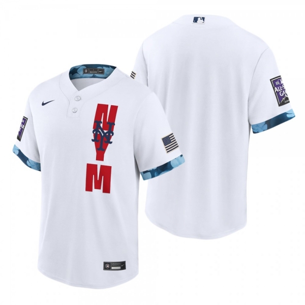 New York Mets White 2021 MLB All-Star Game Replica Jersey