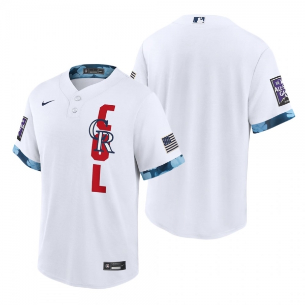 Colorado Rockies White 2021 MLB All-Star Game Replica Jersey