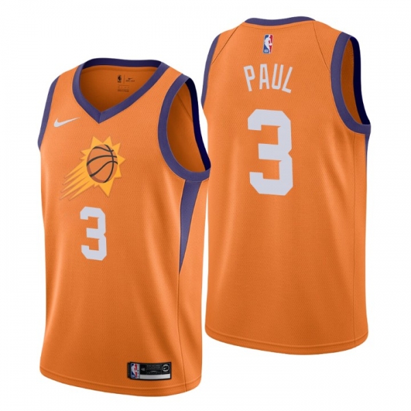 Phoenix Suns No. 3 Chris Paul Orange Swingman Statement Edition Jersey