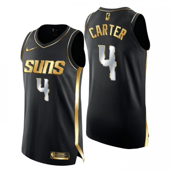 Phoenix Suns Jersey Jevon Carter Golden Edition Authentic Limited Black Gold