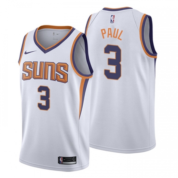 Phoenix Suns Associateion Edition Jersey Chris Paul 3 White 2020-21