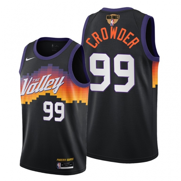 Jae Crowder Phoenix Suns 2021 NBA Finals Bound #99 Jersey Black City Edition