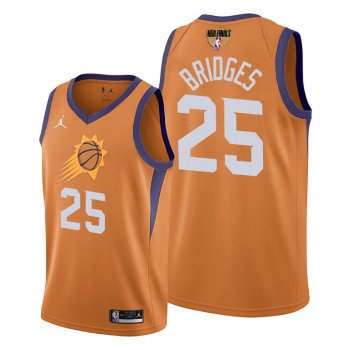 Mikal Bridges Phoenix Suns 2021 Western Conference Champions #25 Jersey Orange