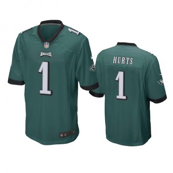 Philadelphia Eagles Jalen Hurts Green Game Jersey