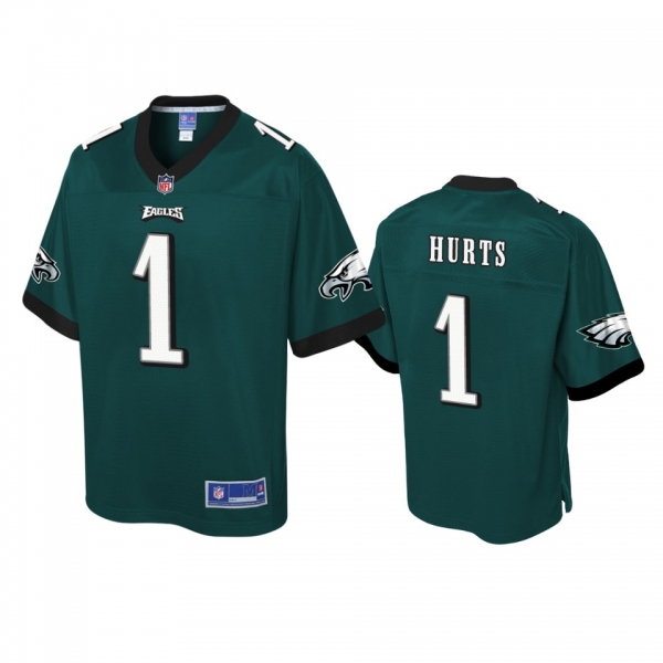 Philadelphia Eagles Jalen Hurts Green Pro Line Jersey - Men's