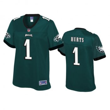 Women's Philadelphia Eagles Jalen Hurts Green Pro Line Jersey