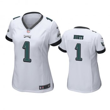 Women's Philadelphia Eagles Jalen Hurts White Game Jersey