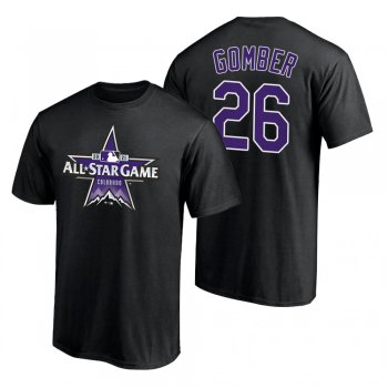 Colorado Rockies Austin Gomber Black 2021 MLB All-Star Game T-Shirt