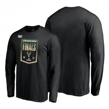 Milwaukee Bucks 2021 Eastern Conference Champions Long Sleeve T-Shirt Black