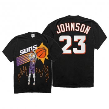 Cameron Johnson #23 Suns x Warren Lotas Son of the Valley Black T-Shirt