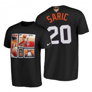 Suns Dario Saric Highlights Dunking Player Collage Black Tee