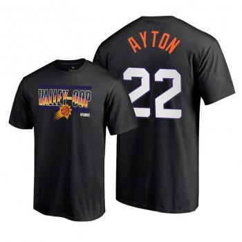 Deandre Ayton #22 Suns Sun in 6 T-Shirt 2021 Playoffs Black