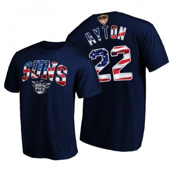 Phoenix Suns Deandre Ayton 2021 NBA Finals Fourth of July Tee - Navy