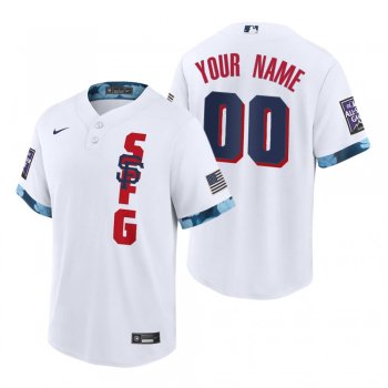 San Francisco Giants Custom White 2021 MLB All-Star Game Replica Jersey