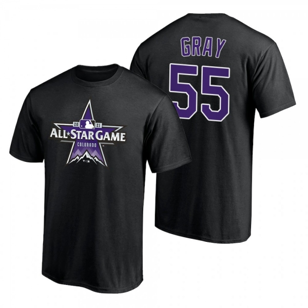 Colorado Rockies Jon Gray Black 2021 MLB All-Star Game T-Shirt