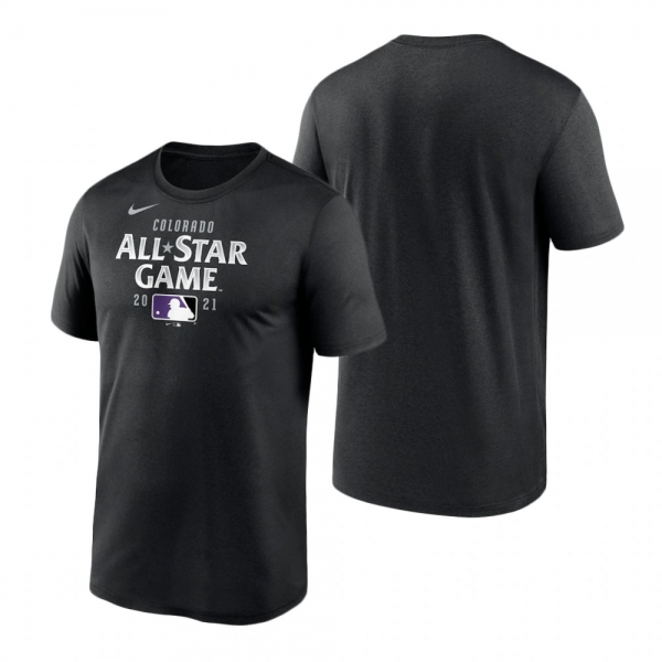 Men's 2021 MLB All-Star Game Wordmark Black T-Shirt