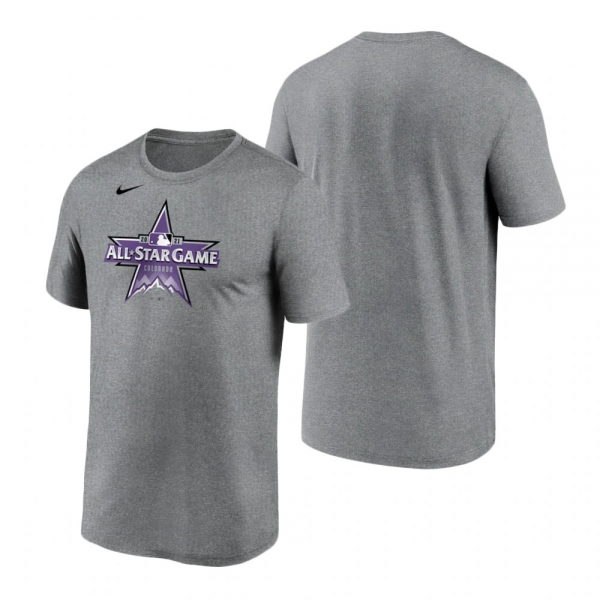 Men's 2021 MLB All-Star Game Logo Gray T-Shirt