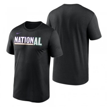 Men's National League Black Wordmark T-Shirt 2021 MLB All-Star Futures Game