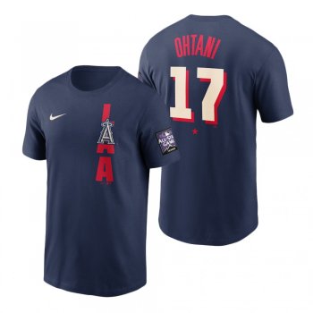 Los Angeles Angels Shohei Ohtani Navy 2021 MLB All-Star Game T-Shirt