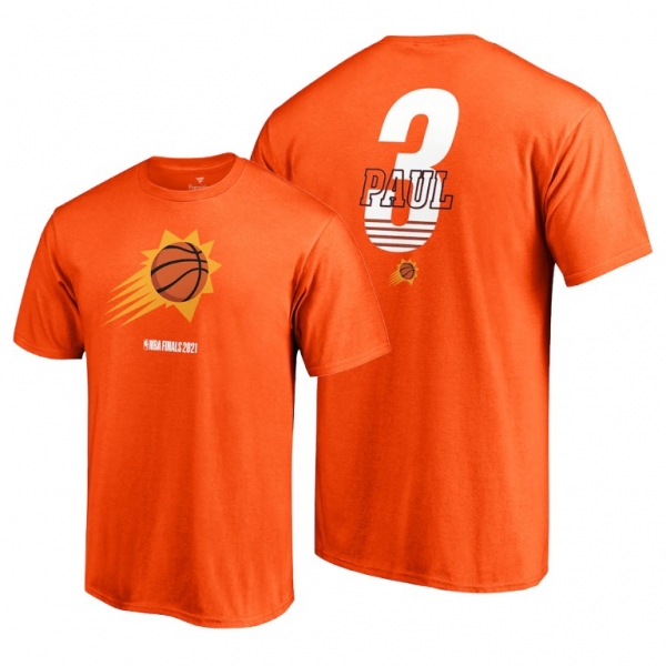 Chris Paul Suns 2021 NBA Finals Bound Playmaker Orange T-Shirt