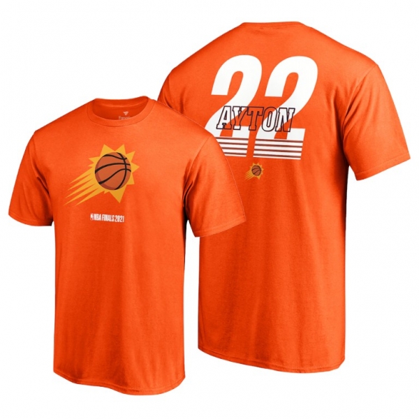 Deandre Ayton Suns 2021 NBA Finals Bound Playmaker Orange T-Shirt