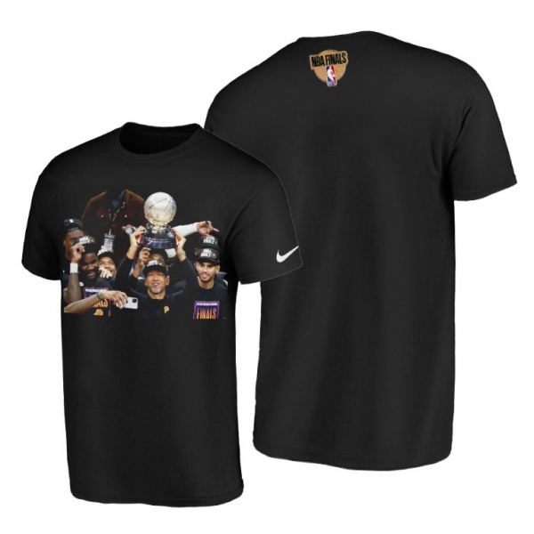 Phoenix Suns Lift 2021 Western Champs Trophy commemorative Black Tee