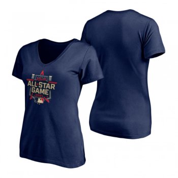 Women's 2021 MLB All-Star Game Primary Navy T-Shirt