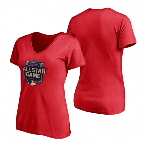 Women's 2021 MLB All-Star Game Primary Red T-Shirt