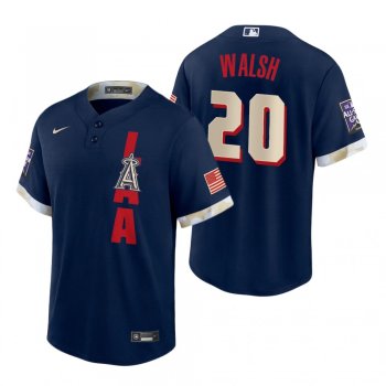 Los Angeles Angels Jared Walsh Navy 2021 MLB All-Star Game Replica Jersey