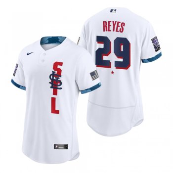 Men's St. Louis Cardinals Alex Reyes White 2021 MLB All-Star Game Authentic Jersey