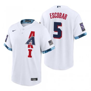 Arizona Diamondbacks Eduardo Escobar White 2021 MLB All-Star Game Replica Jersey