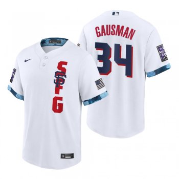 San Francisco Giants Kevin Gausman White 2021 MLB All-Star Game Replica Jersey