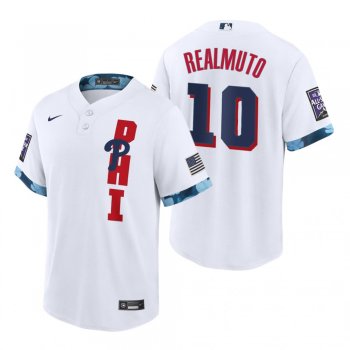 Philadelphia Phillies J.T. Realmuto White 2021 MLB All-Star Game Replica Jersey