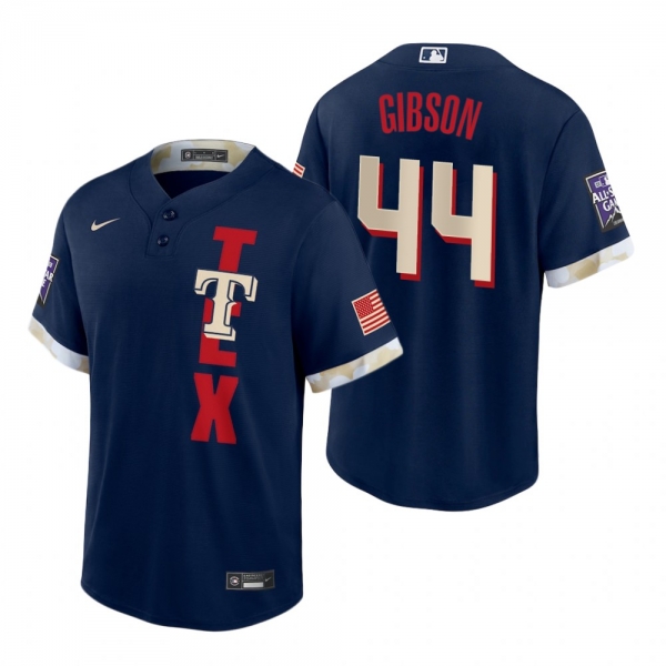 Texas Rangers Kyle Gibson Navy 2021 MLB All-Star Game Replica Jersey