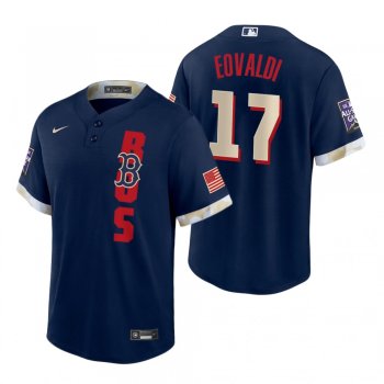 Boston Red Sox Nathan Eovaldi Navy 2021 MLB All-Star Game Replica Jersey