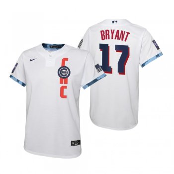 Youth Chicago Cubs Kris Bryant Nike White 2021 MLB All-Star Game Jersey