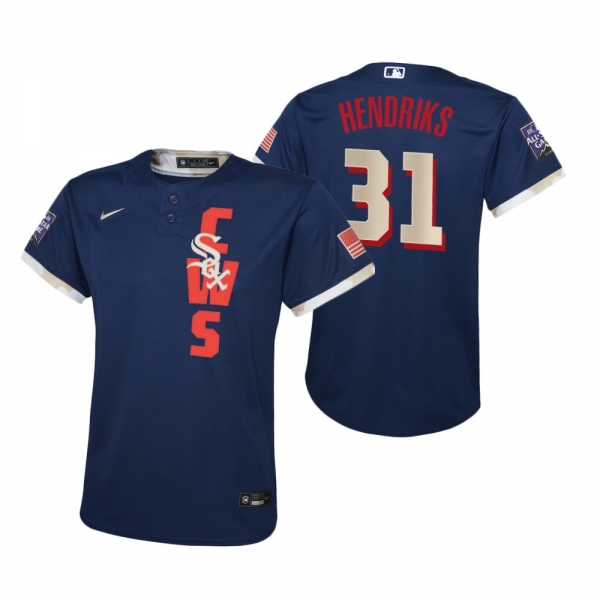 Youth Chicago White Sox Liam Hendriks Nike Navy 2021 MLB All-Star Game Jersey