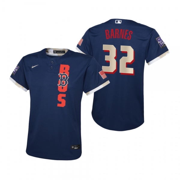 Youth Boston Red Sox Matt Barnes Nike Navy 2021 MLB All-Star Game Jersey