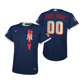 Youth New York Yankees Custom Nike Navy 2021 MLB All-Star Game Jersey