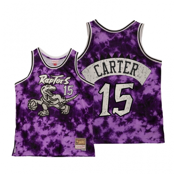 Vince Carter Toronto Raptors Galaxy Constellation Men Purple Jersey