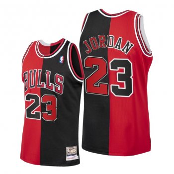 Michael Jordan #23 Bulls Split Vintage Jersey