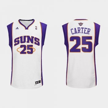 Men's Phoenix Suns Vince Carter White Throwback Jersey