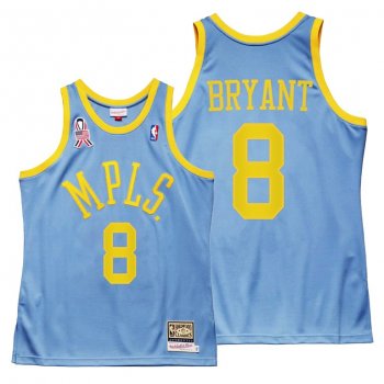 Kobe Bryant #8 Lakers MPLS Throwback Minneapolis 5x championship Jersey