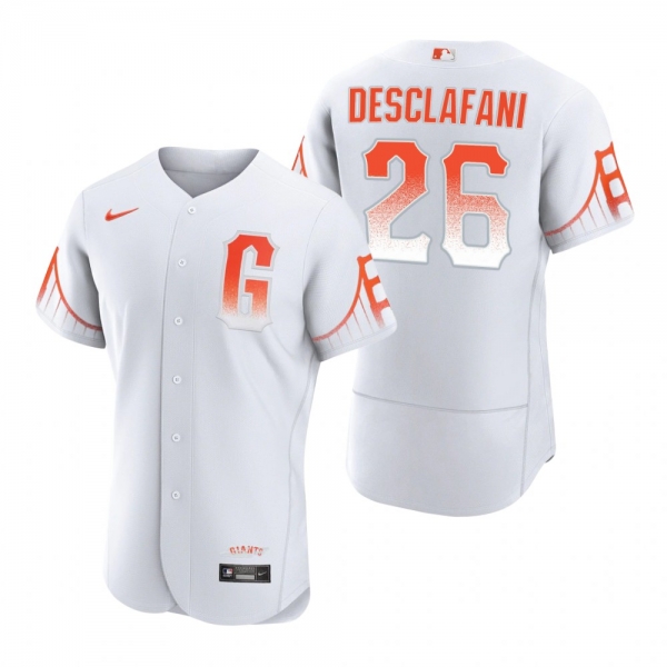 Men's San Francisco Giants Anthony DeSclafani White 2021 City Connect Authentic Jersey