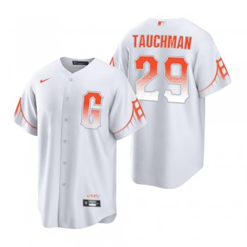 Men's San Francisco Giants Mike Tauchman White 2021 City Connect Replica Jersey